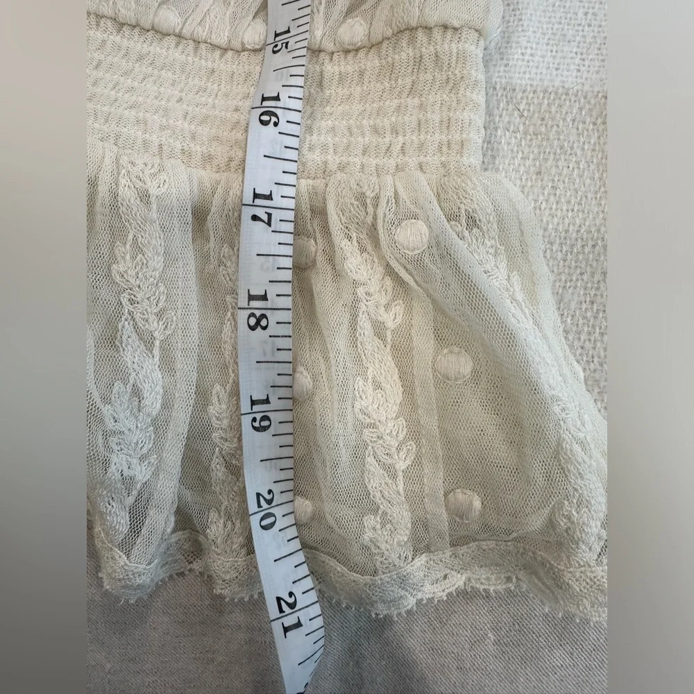 Loveshackfancy Baine Lace Blouse Sample NWT